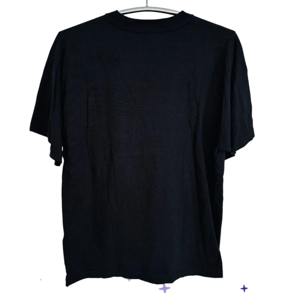 MONTE CARLO MONACO FISH BLACK T-SHIRT + GOLD EMBROIDERY, SIZE XL - Picture 4 of 8